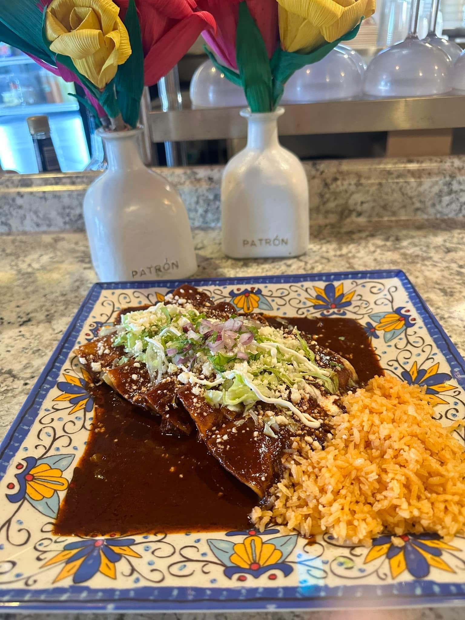 Enmoladas served at Mexi Grill